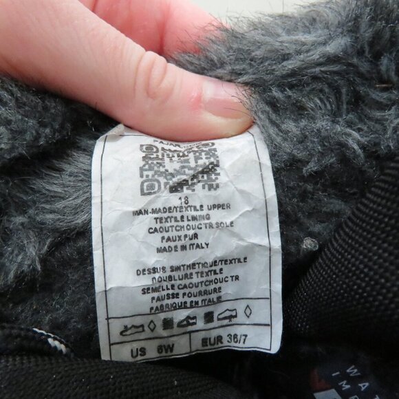 PAJAR Olga Winter Snow Duck Boots in Black Gorpcore Outdoor - Size US 6 - Picture 16 of 16